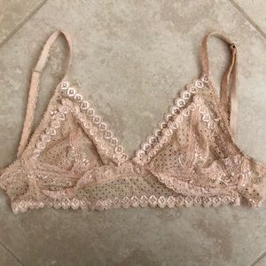 Urban Outfitters nude lace bralette